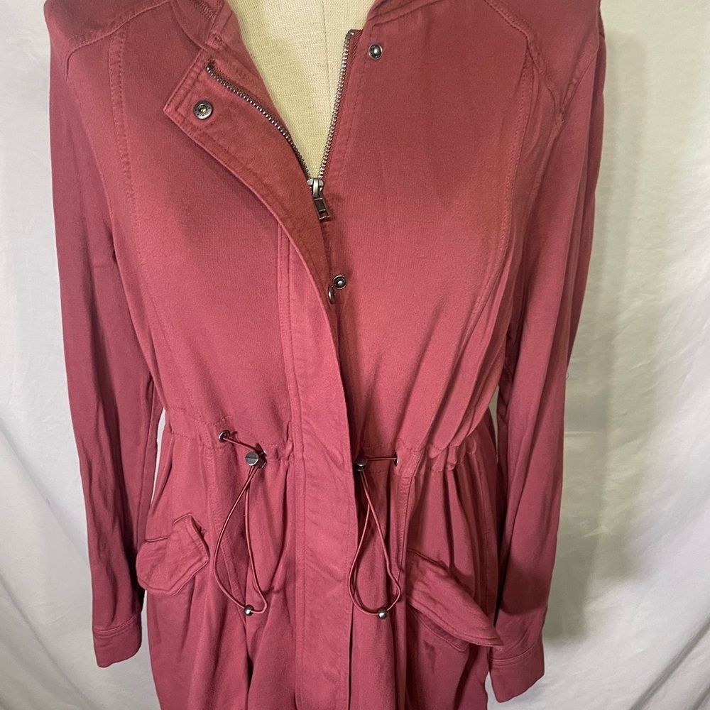 Torrid Twill Essential Anorak Terracotta Utility Hooded Jacket  Size 0 - Picture 6 of 12